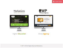 Tablet Screenshot of markations.com
